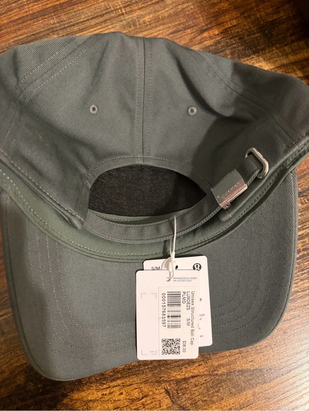 lululemon athletic Olive Green Embroidered Baseball Cap